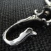 316L Stainless Steel Skull Cross Wallet key Chain - TBE87